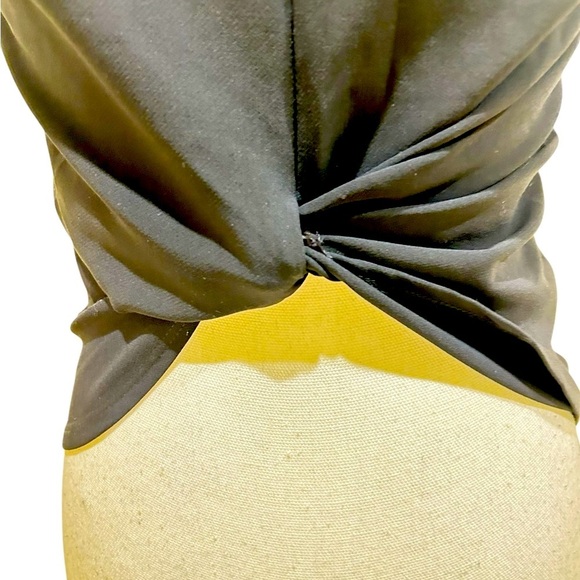 NWT Rachel Comey New York Verbena twisted knot back Black Tank Top size 6 - Picture 4 of 9